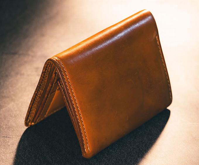 brown leather wallet